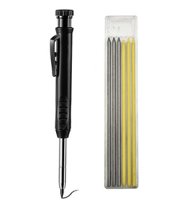 Solid Carpenter Pencil With Multi Colors Refill Joiner Marker Woodworking Pencil Marking Tool Built-In Sharpener