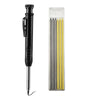 Solid Carpenter Pencil With Multi Colors Refill Joiner Marker Woodworking Pencil Marking Tool Built-In Sharpener