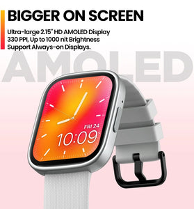 [2023 World Premiere]New Zeblaze GTS 3 Plus 2.15 inch Ultra-large 415*505pixels HD AMOLED 24H Heart Rate SpO2 Hifi bluetooth Phone Call BT5.2 Smart Watch