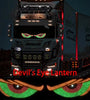 Universal Car Devil's Eye Decorative Light USB 5V Eye Decorative Light With 11 Modes Big Eyes Decorative LED Lamp
