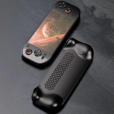 [8+128G] AMPOWN Ayn Odin 2 Portal Handheld Game Console 3D Curved Touch Glass 8GB RAM 128GB Storage Snapdragon 8 Gen 2 Android 13 4K Output Active Cooling 8000mAh Battery Portable Game Player Device