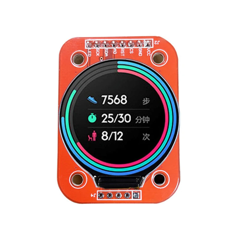 1.28 inch TFT LCD Display Module Round RGB 240x240 GC9A01 Driver 4 Wire SPI Interface IPS Screen