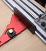 Wnew Table Saw Jig Square Precision Crosscut Sled Tool Push Board 90 Right Angle Corrector Precise Cutting and Workpiece Stability