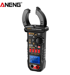 ANENG PN128 Clamp Meter 4000 Count Multimeter AC/DC Current Voltage Resistance Capacitance Temperature Measurement Tool with Backlit LCD