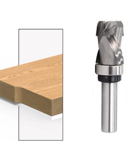6mm/6.35mm/12.7mm Shank Carbide CNC Router Bit Bearing Ultra-Perfomance Compression Flush Trim Milling Cutter For Wood