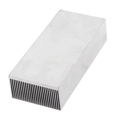 Dense Teeth Heat Sink 69*37*150mm Aluminum Heat Sink LED Heat Sink Aluminum Block Compact Teeth 24 Fin Radiator for IC Module PC Computer LED PCB