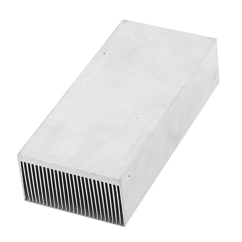 Dense Teeth Heat Sink 69*37*150mm Aluminum Heat Sink LED Heat Sink Aluminum Block Compact Teeth 24 Fin Radiator for IC Module PC Computer LED PCB