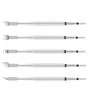 SEQURE 1 Pair Tweezer Tip for SQ HT140 Hot Tweezers 3.0FS & 4.0FS & 5.0FS Flat Shovel Tips