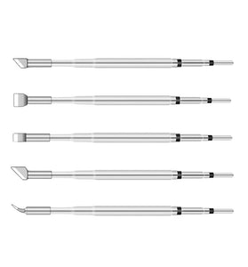 SEQURE 1 Pair Tweezer Tip for SQ HT140 Hot Tweezers 3.0FS & 4.0FS & 5.0FS Flat Shovel Tips