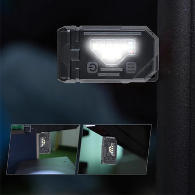 Portable LED+COB Mini LED Keychain Light USB Rechargeable with Multifunctional COB Work Lamp Long Battery for Outdoor Camping Emergency Lamp Mini Flashlight