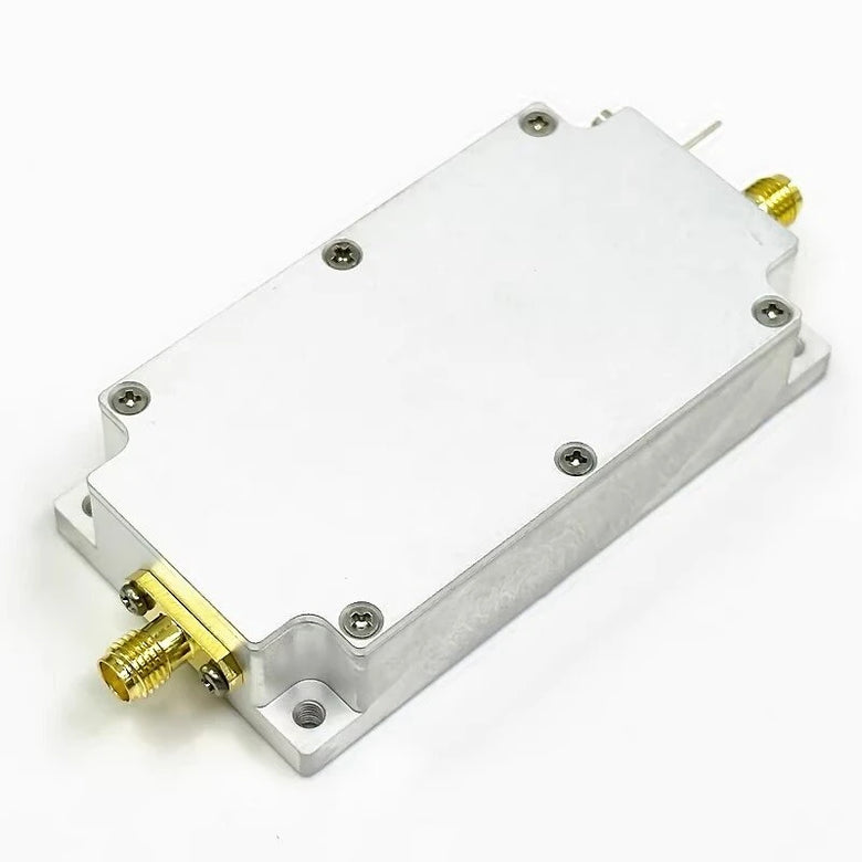 1575MHz RF Power Amplifier 1500-1650MHz 15W Output 40dB High Gain SMA Connector for Wireless Communication Systems