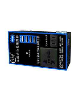 Car Inverter & Charger  12V to 110V/220V Power Converter with Digital Display Car Inverter Charger 12V24V To 110V220V Power Converter Type-C Mobile Phone Fast Charging