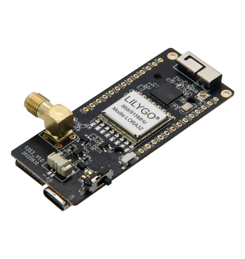 LILYGO T3S3 ESP32-S3 LoRa SX1262/SX1276 SX1280 2.4G Development Board WiFi Bluetooth Wireless Module 0.96 Inch OLED Display Type-C