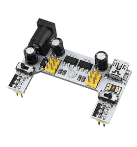 MB102 2 Channel 3.3V 5V Breadboard Power Supply Module White Breadboard Dedicated Power Module MB-102 Solderless Bread Board