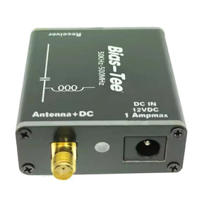HFDYLoop Bias Tee RF DC Block 50kHz to 500MHz 5V to 12V 1A Compact Lightweight for Active Antennas