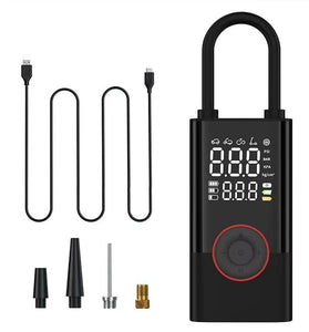 ATJ- 005 150PSI Smart Air Pump Tire Inflator Portable Air Compressor with Digital Pressure Gauge for Car Bike Motorcycle Ball