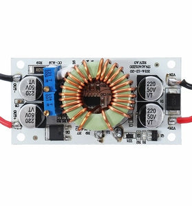 5Pcs DC-DC 8.5-48V To 10-50V 10A 250W Continuous Adjustable High Power Boost Power Module Constant Voltage Constant Current Non-Isolation Step Up Board For Vehicle Laptop Power LED Driver