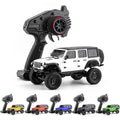 1/24 2.4G 4WD RC Climbing Car Mini-Z Racing 4x4 for Jeep for Wrangler Rubicon Rock Crawler Brushed Off-Road Truck Vehicles Models Kids Toy Gift