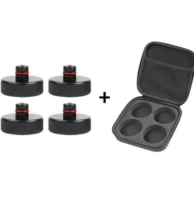 4pcs Set Car Rubber Lifting Jack Pad Adapter Tool Chassis W/ Storage Case Fits For Tesla Model 3 Model S Model X