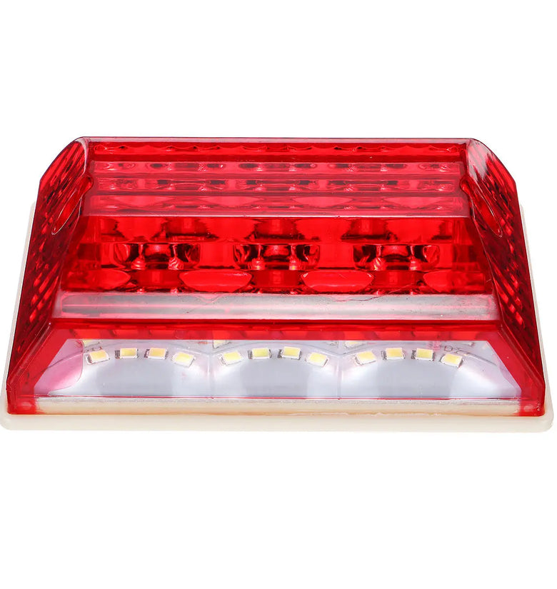 LED Side Marker Lights Indicator Lamps 24V 6500K White 2PCS for Truck Van Pickup Trailer