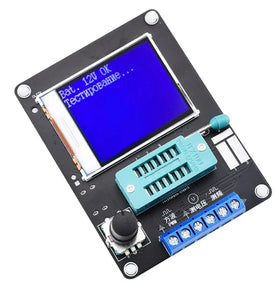 GM328A Transistor Tester Diode Capacitance ESR Voltage Frequency Meter PWM Square Waving Signal Generator Soldering