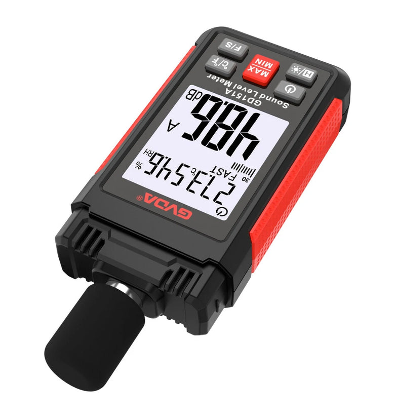 GVDA GD151A/GD151B Digital Sound Level Meter Audio Level Meter Sonometro Sound Meter Decibelimetro 30-130dB Decibel Meter Portable Noise Meter