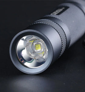 Convoy S2+ Tactical Flashlight, 1800 Lumen Super Bright LED, Compact EDC Flashlight for Camping, Hiking, and Emergencies, 4 Modes, Temperature Protection, Aluminum Body 5000K 6500K