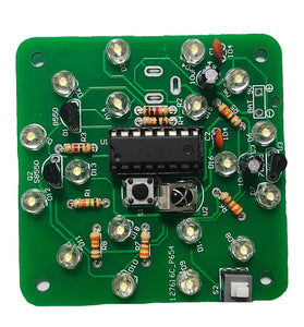 Remote Control Night Light DIY Kit Adjustable Brightness 18 LEDs with USB Power and Infrared Remote for Soldering Practice