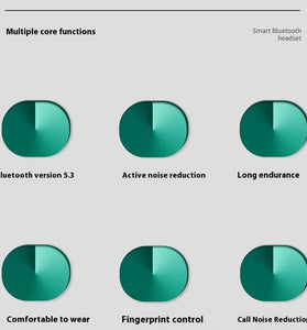 HD-3 Wireless bluetooth Earbuds Noise Cancelling Earphone Deep Bass 32H Playback Low Delay In-ear Sports Headphones