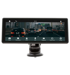 10.26 Inch Liftable Camera Car bluetooth MP5 Player AHD Portable Screen Car Central Control Driving Recorder Wireless Carplay Mirrorlink