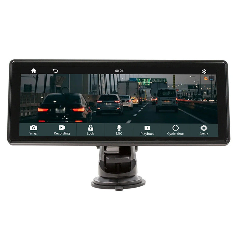 10.26 Inch Liftable Camera Car bluetooth MP5 Player AHD Portable Screen Car Central Control Driving Recorder Wireless Carplay Mirrorlink