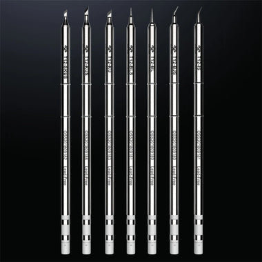 OSS TEAM T12 Soldering Iron Tips Multi-Type Nano Electroplated Stainless Steel Rapid Heat Ceramic Core Precision Electronics Repair