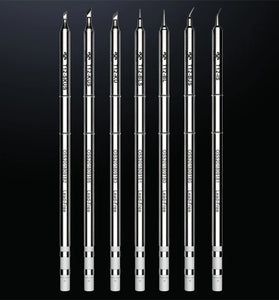 OSS TEAM T12 Soldering Iron Tips Multi-Type Nano Electroplated Stainless Steel Rapid Heat Ceramic Core Precision Electronics Repair