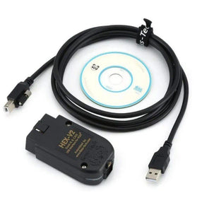 HEX V2 for VAG VCDS 25.3 Scanner Tool Cable OBD2 Diagnostic Multi-Language HEX V2 Wesheu VCDS for VAG COM For Audi/SKODA/VW Car