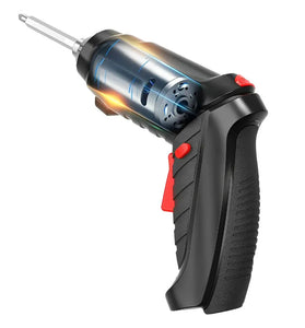 47PCS 4.2V Cordless Electric Screwdriver Tool Set USB Charging 1800mAh Battery LED Light 3.5Nm Torque Includes Bits and Accessories