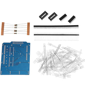 3pcs 4X4X4 Blue LED Light Cube Kit 3D LED DIY Kit