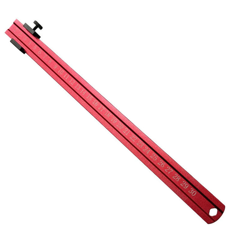 Thickened Aluminum Plate Positioning Block Limited Positioning Measure Multifunctional Woodworking Aluminum Alloy Ruler Scale