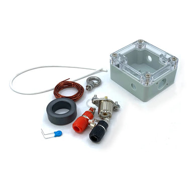 ATRBL HF Antenna Balun Balanced-Unbalanced Converter DIY Kit Waterproof Transparent Case 1.2m Enameled Wire for Custom Impedance Ratios for HAM Radio
