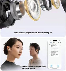 Edifier Lolli Pro 3i TWS bluetooth V6.0 Earphone ANC Earbuds -47dB Active Noise Cancelling 3-Mic Call Noise Reduction Coaxial Dual Dynamic Unit LDAC Hi-Res Audio 21 Languages Translation Sports Headphones