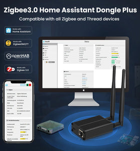 AVATTO ZigBee3.0 Dongle To Ethernet/USB/WiFi Gateway Coordinator Works With Zigbee2MQTT Home Assistant ZHA OpenHAB