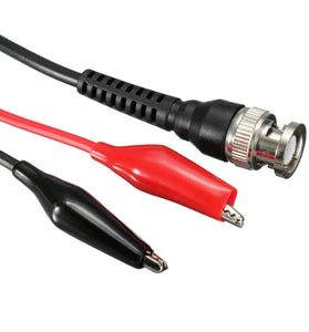 Y101 1Pcs 1.1M 50 Pure Copper BNC  To Alligator Clip Test Cable Oscilloscope Q9 Test Line