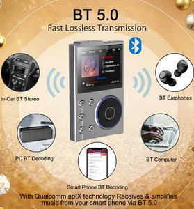 HiFi-01 HiFi MP3 Player Lossless DSD High Definition Digital Audio Music Player Portable bluetooth Audio Player