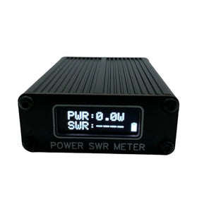 1.6MHz-30MHz 0.1W-11W QRP SWR Mini Desktop Shortwave Power Standing Wave Meter Built-in 400mAh Lithium Battery