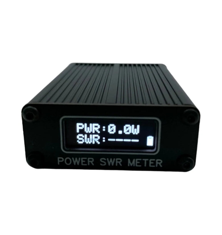 1.6MHz-30MHz 0.1W-11W QRP SWR Mini Desktop Shortwave Power Standing Wave Meter Built-in 400mAh Lithium Battery