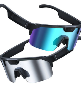 Zeblaze Q01 AI Sports Camera Smart Glasses 30MP Photo 8MP Video Recording WiFi Connection buetooth 5.3 TAC Polarized Lens with UV Protection Dual Anti Shake Technology Smart AI Assisted Glasses