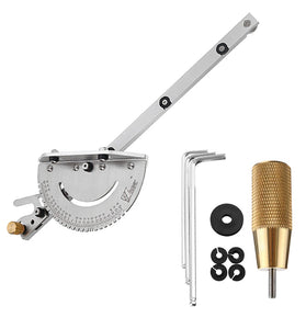 Wnew Upgraded Miter Gauge Brass Handle Table/Saw Router Miter Gauge Sawing Assembly Ruler