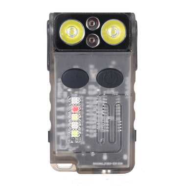 Astrolux E1 1000 Lumens EDC Keychain Flashlight with Sound Alarm RGB Light 1100mAh 180 Rotation Mini Tactical LED Floodlight Type-C USB Fast Chargring IP67 Powerful Work Lamp for Outdoor Protection, Walking, Running, Hiking and Camping