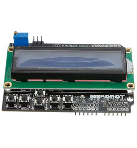 5Pcs Keypad Shield Blue Backlight For Robot LCD 1602 LCD1602 Display Module Input Output Expansion Board