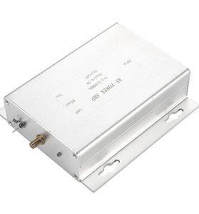 1-1100MHz 4.5W RF Amplifier 4.5W High Gain 32-36dB Class A Linear SMA Connector 24-26V 400-600mA for Signal Boosting
