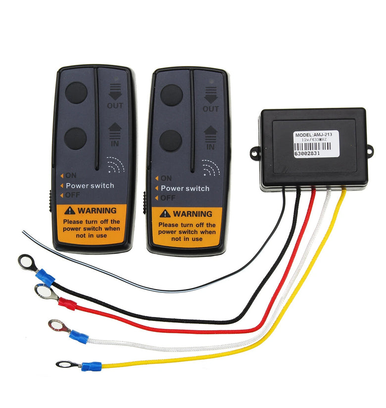 12V 24V Digital 2.4G Wireless Winch Remote Control Recovery Kit For Jeep SUV ATV